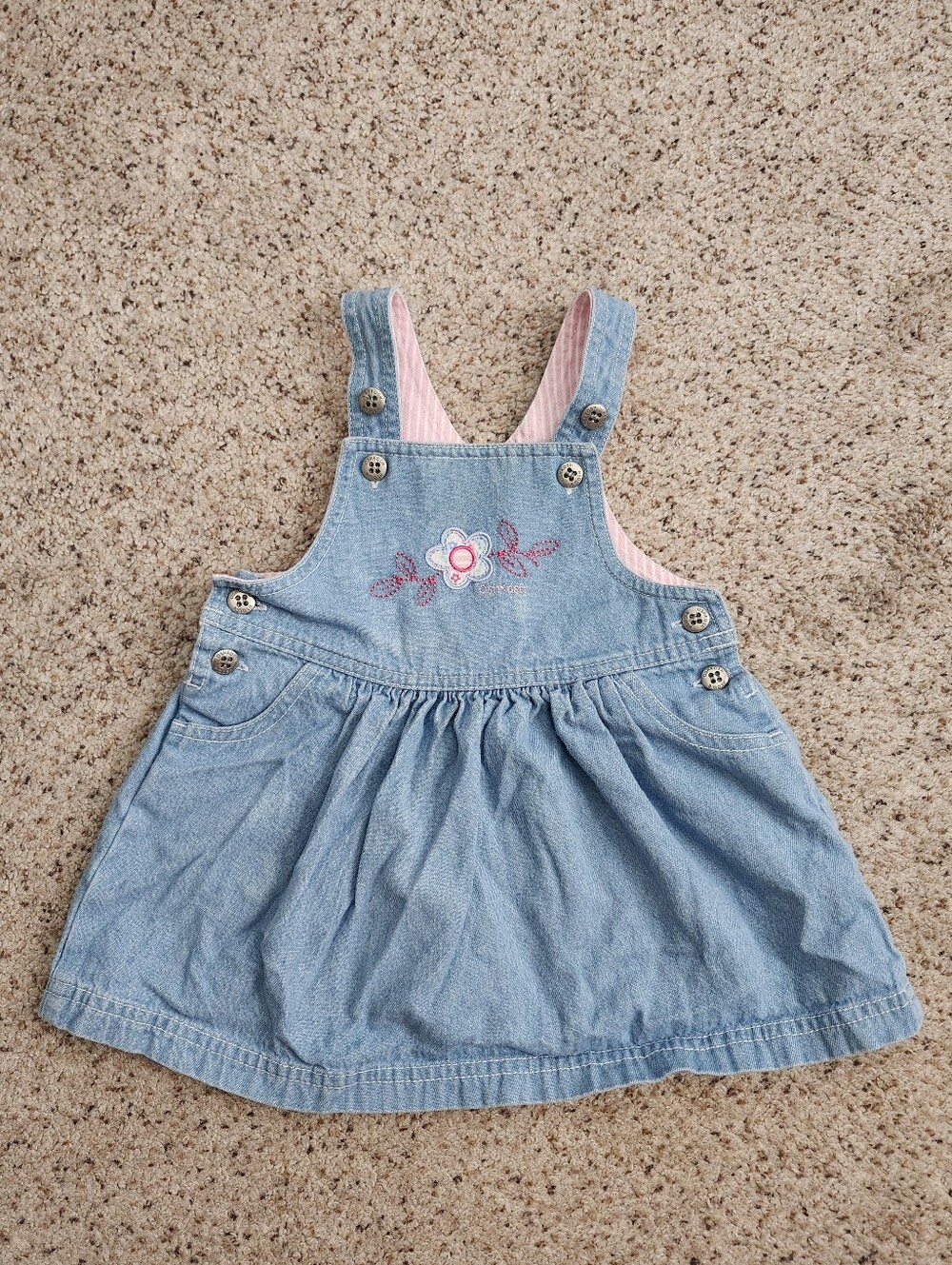Oshkosh Baby Girl Denim Overalls